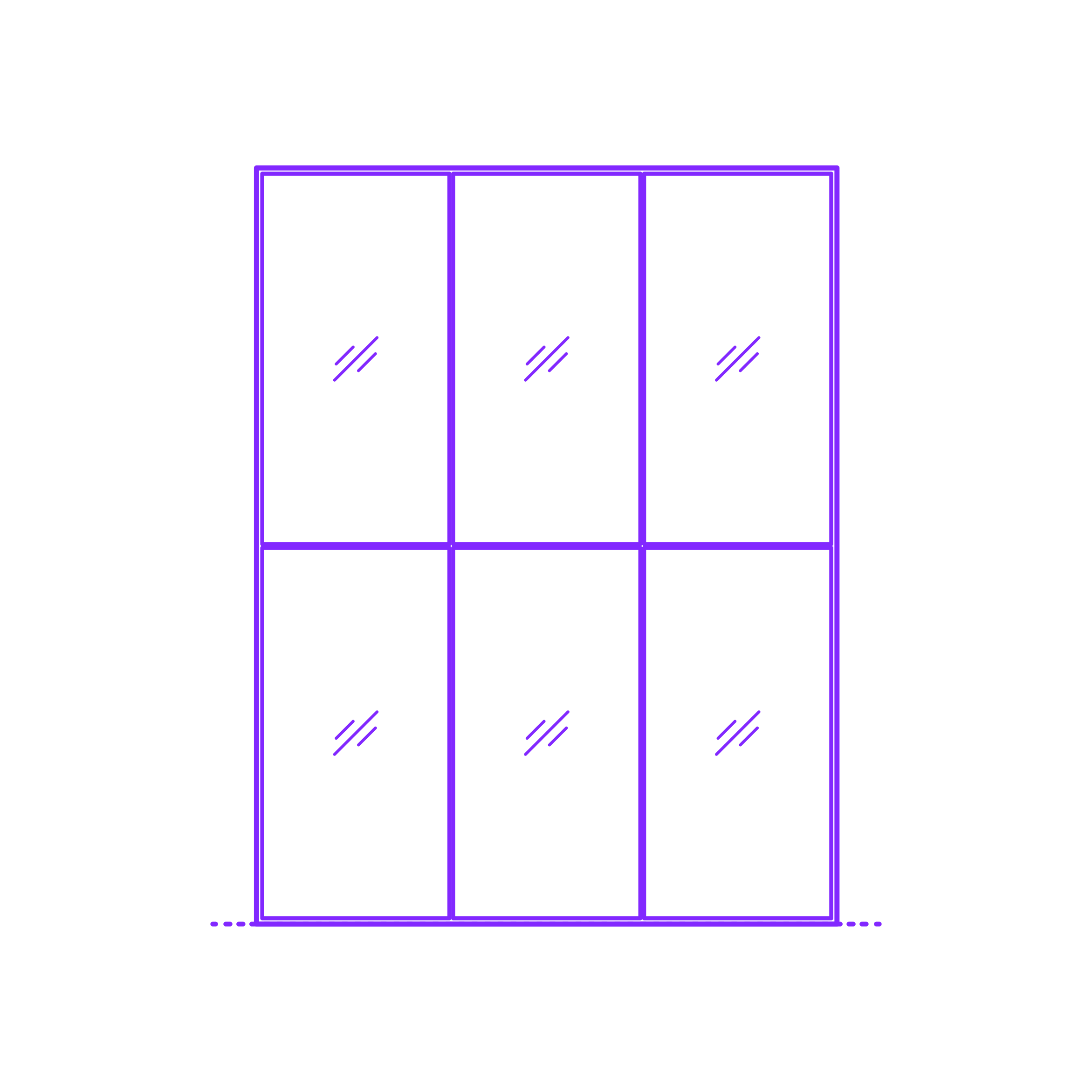 Buildings Curtain Walls_Glazed Invisible Sketch Style Svg Vector Free Vectors